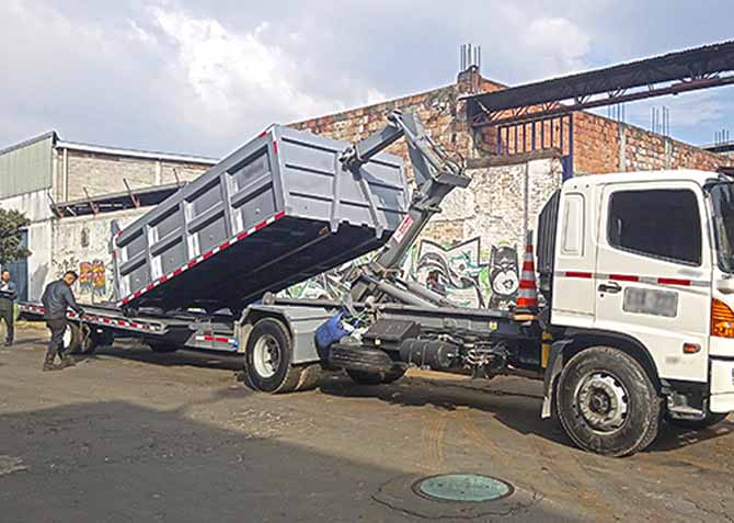 sistema portacontenedor 8 toneladas - venta en colombia