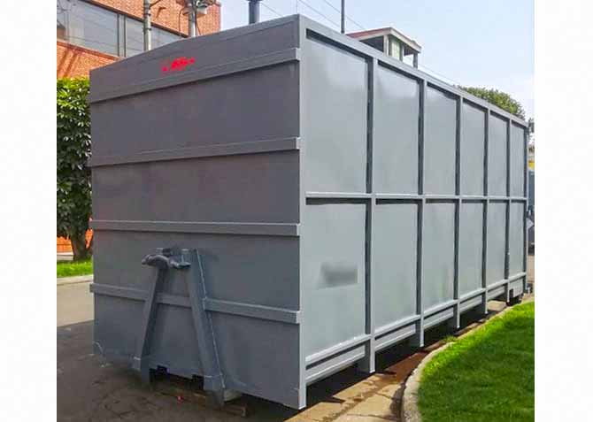 tolva estacionaria reciclaje 42 m3 - venta en colombia