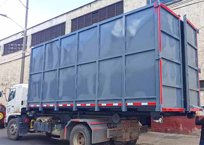 caja estacionaria residuos 7 toneladas - venta en colombia