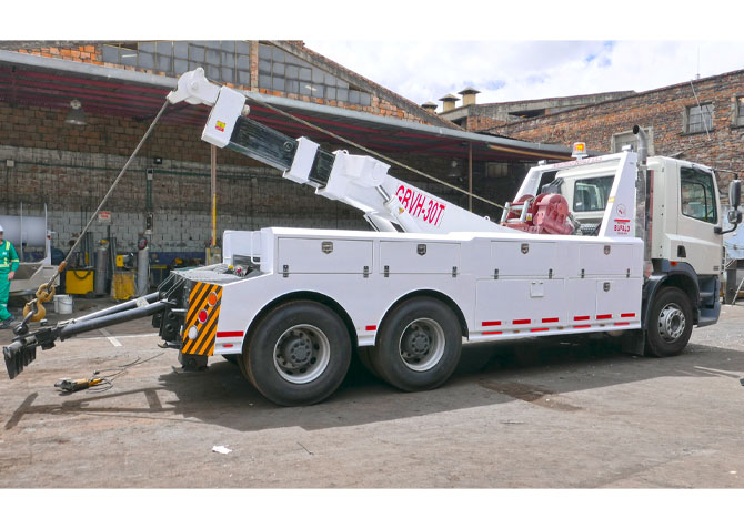 cama baja hidraulica sobre camion chevrolet