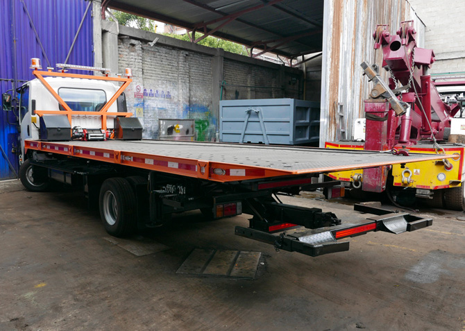 planchon para camion con underlift para segundo vehiculo