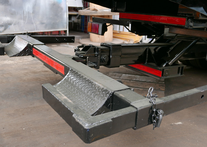 tenedor hidraulico para enganche de carro