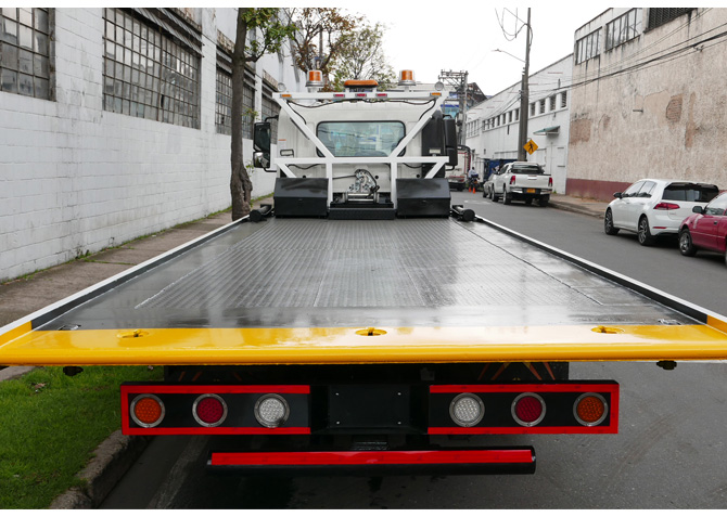 grua plataforma hidraulica para transporte de contenedores
