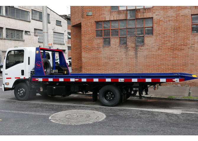 cama baja grua de 3.000 kg de capacidad de carga