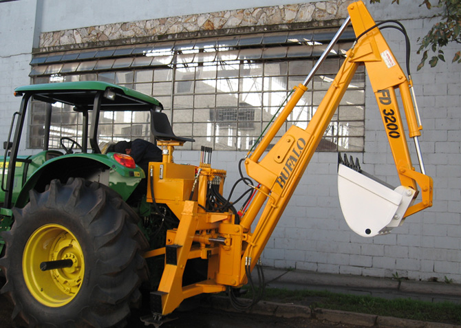 brazo de retroexcavadora para tractor john deere  - industrias bufalo