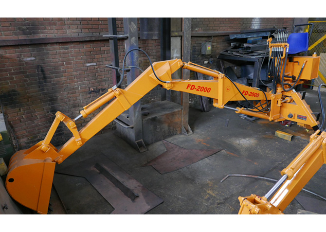 pala retroexcavadora para tractor new holland o kubota