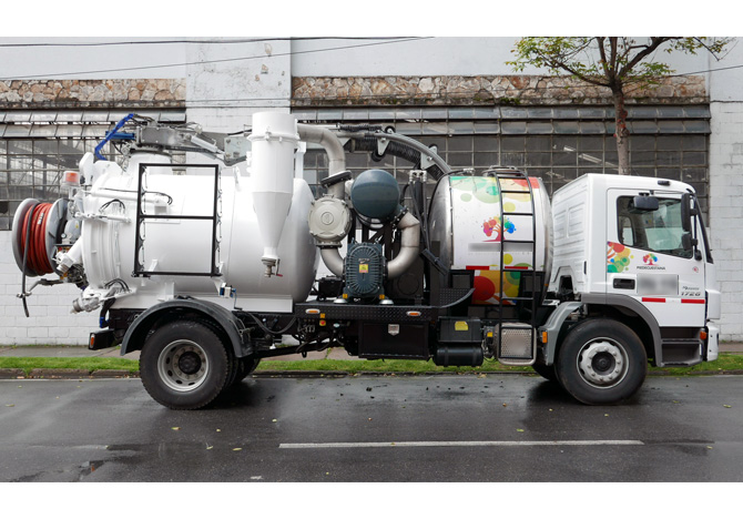 camion cisterna tipo vactor sencillo