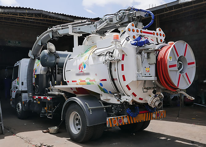 camion de vacio tipo vacuum